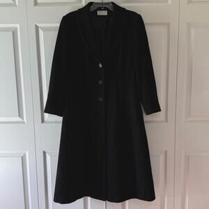 Precis Petite Size 12 Women’s Long Wool Cashmere Blend Coat. Beautiful tailoring